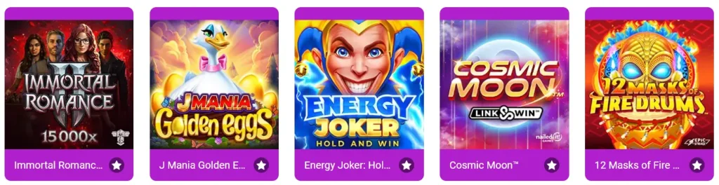 Boo Casino Games